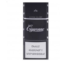 Сигареты Cigaronne Super Slims Black (Сигароне Супер Слим Черные)